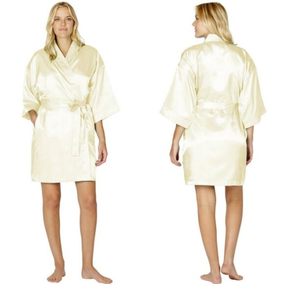 INTIMO Satin Robe - Picture 2 of 2